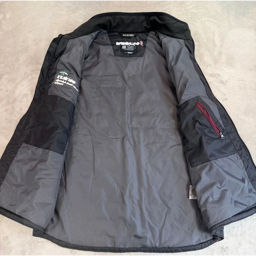 Carhartt Mens Gilliam Rain Defender Insulated Black Puffer Vest Large Tall